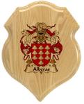 alberas-family-crest-plaque